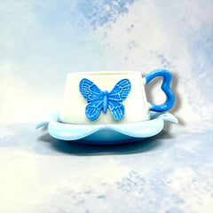 BUTTERFLY CUP SAUCER SET - Sparkles