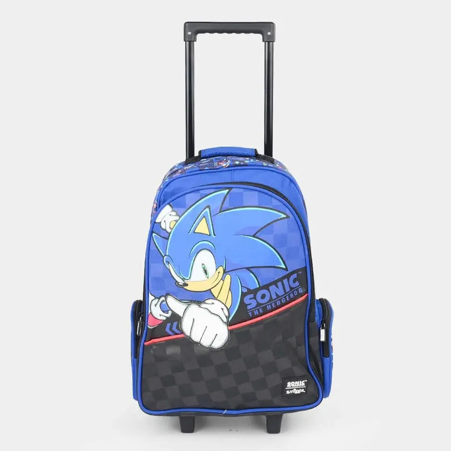 SONIC TROLLEY BACKPACK WITH LIGHT UP WHEELS - Sparkles