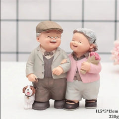 MINI LOVING COUPLE SCULPTURE SPARKLES