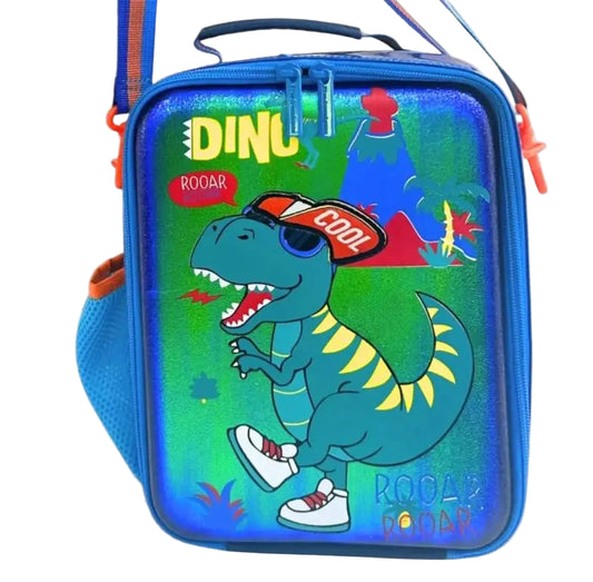 VEST DINOSAUR LUNCH BAG SPARKLES