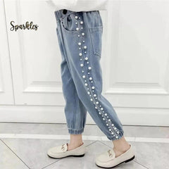 4-12Y TEENAGE DENIM PANTS