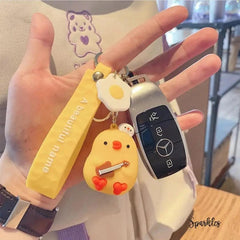 HAPPY CHICK KEYCHAIN