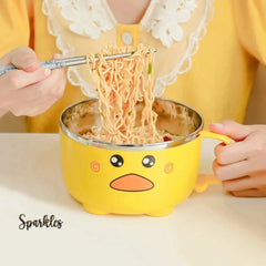 CUTE DUCK NOODLES BOWL