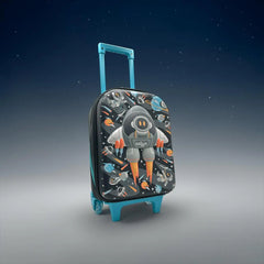 TRAVEL LUGGAGE TROLLEY - SPACE ROCKET