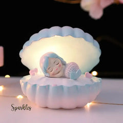FANTASY MERMAID SHELL LAMP