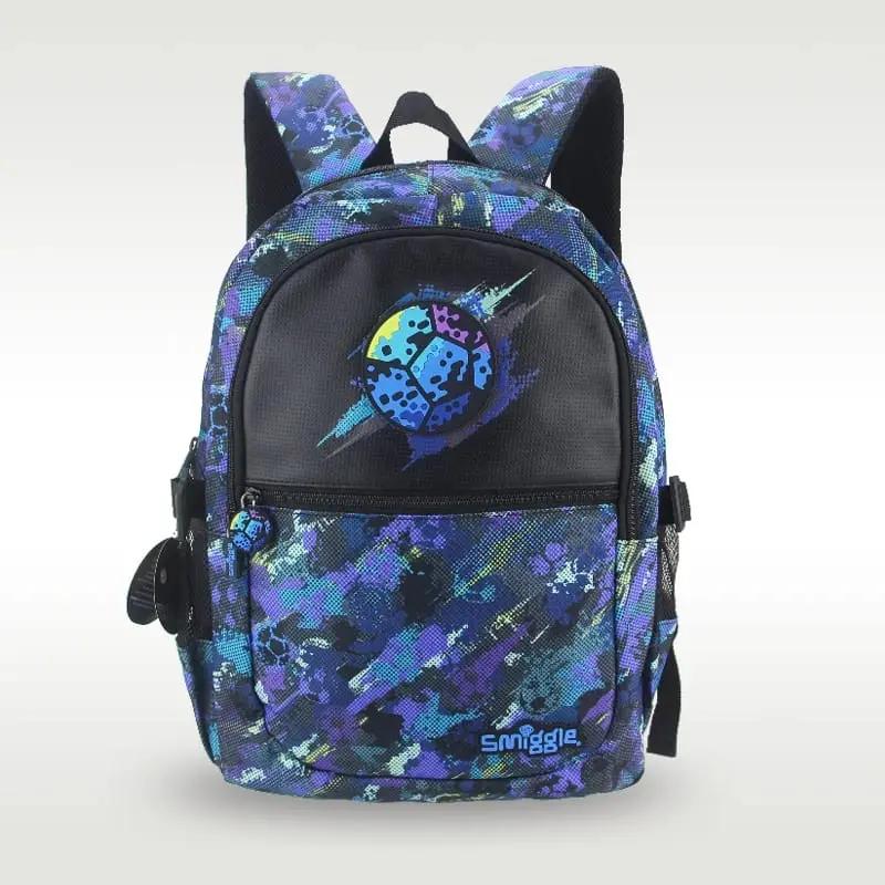 SMIGGLE BLUE TRAILBLAZER CLASSIC BACKPACK SPARKLES