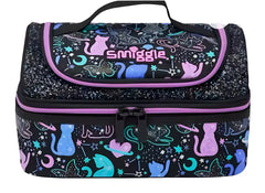 SMIGGLE BLACK CAT LUNCH BAG SPARKLES