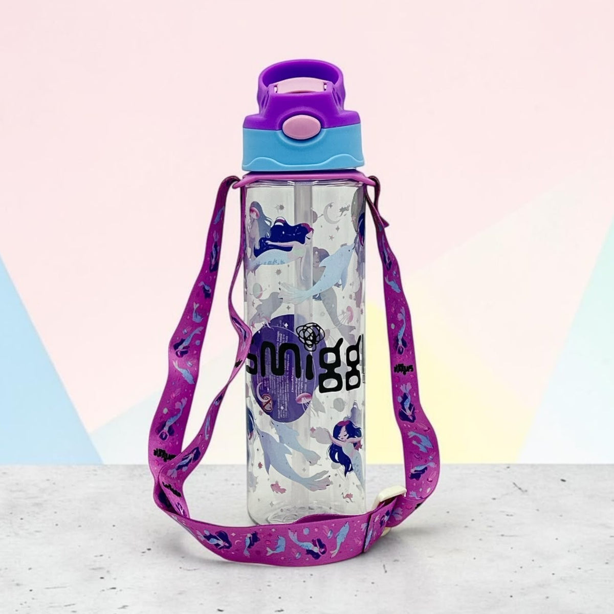MERMAID WATER BOTTLE WITH STRAP