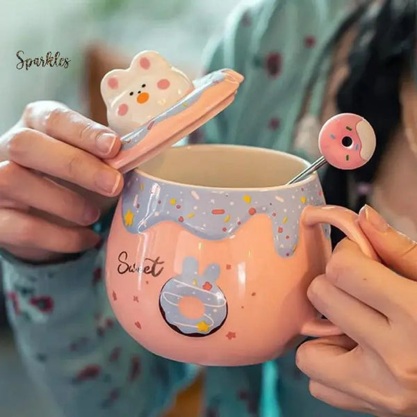 TRENDY DONUT BUNNY CUP