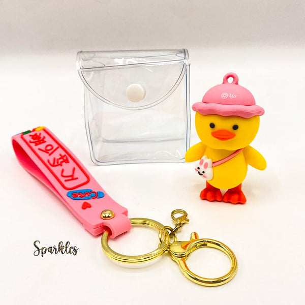 CHICK POUCH KEYCHAIN