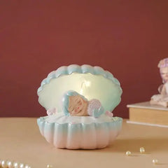 FANTASY MERMAID SHELL LAMP