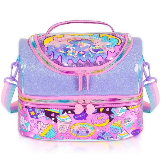 VEST GLITTERY DONUT LUNCH BAG SPARKLES