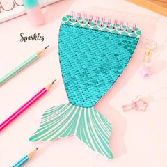 GLOSSY MERMAID TAIL NOTEBOOK