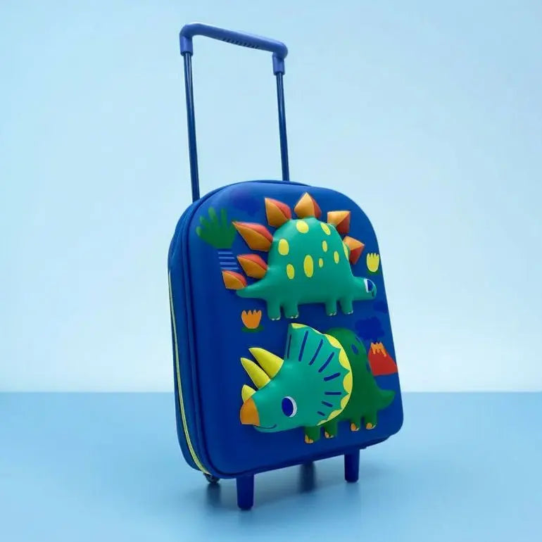 DINOSAUR TRAVEL TROLLEY BAG - Sparkles