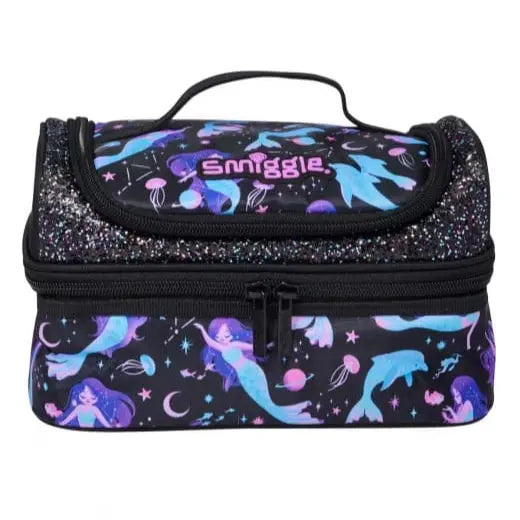 SMIGGLE BLACK CAT LUNCH BAG SPARKLES