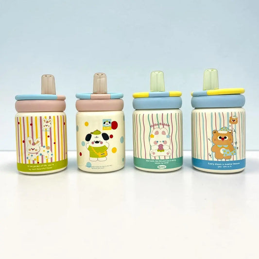 ADORABLE CERAMIC SIPPY CUP - Sparkles