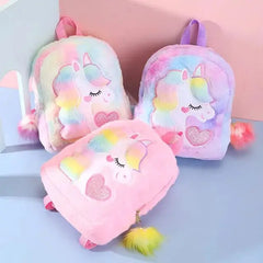 FLUFFY UNICORN BACKPACK