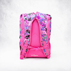 SHIMMERY CAT FLAP OVER BACKPACK
