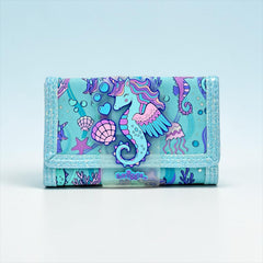 SHIMMERY SEAHORSE WALLET