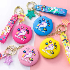 UNICORN MIRROR KEYCHAIN
