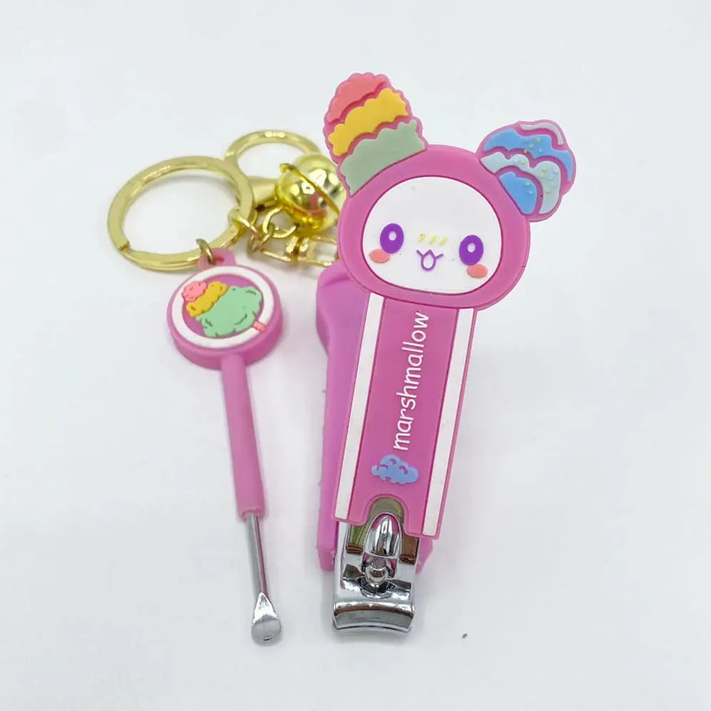 CUTEST NAIL CLIPPER KEYCHAIN SPARKLES