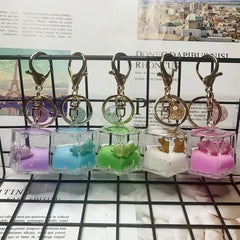 SLEEPING BEAR PENTAGON KEYCHAIN
