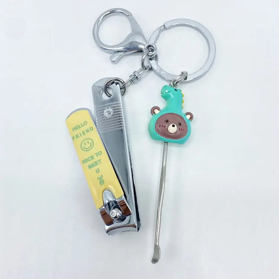 CUTEST NAIL CLIPPER KEYCHAIN SPARKLES