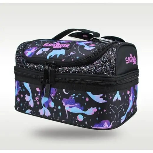 SMIGGLE BLACK CAT LUNCH BAG SPARKLES
