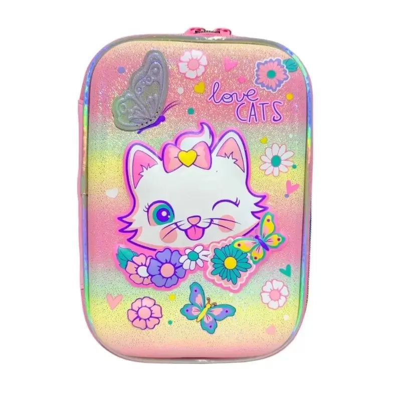 VEST WINK-EYE KITTY STATIONERY SET SPARKLES