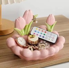 TULIP CERAMIC TRAY SPARKLES