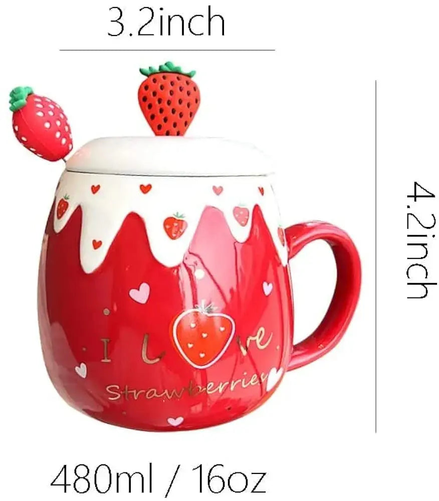 SWEET CERAMIC FRUIT MUG SPARKLES