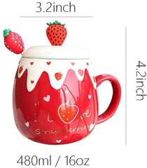 SWEET CERAMIC FRUIT MUG SPARKLES