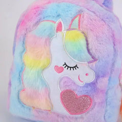 FLUFFY UNICORN BACKPACK