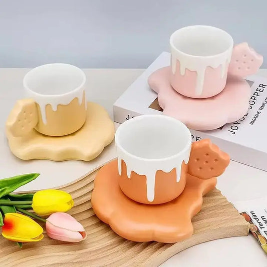 COOKIE CUP SAUCER Sparkles
