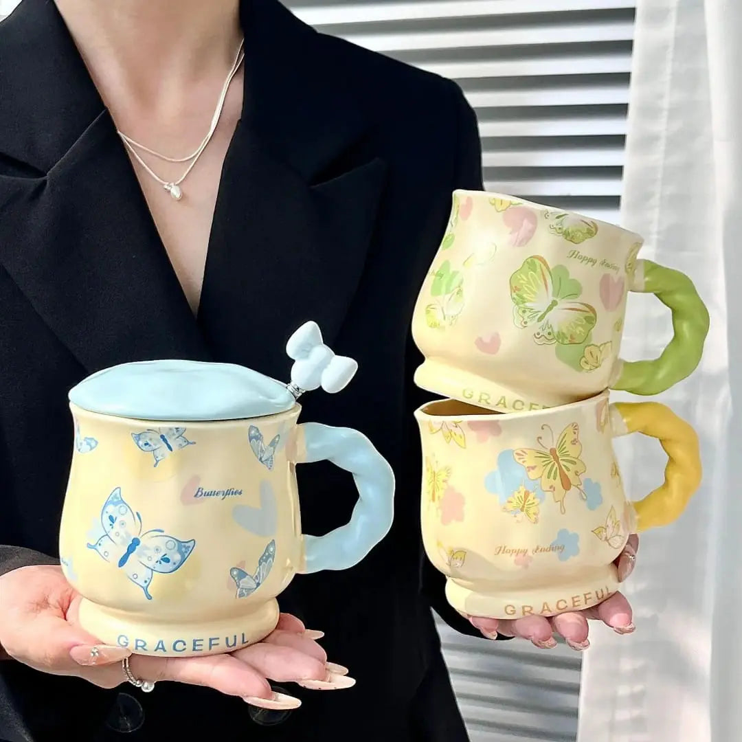 GRACEFUL BUTTERFLY MUG SPARKLES