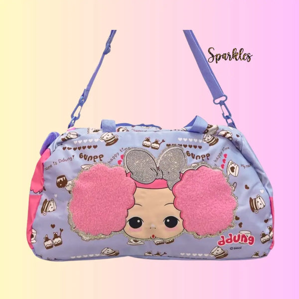 ADORABLE DOLL DUFFEL BAG