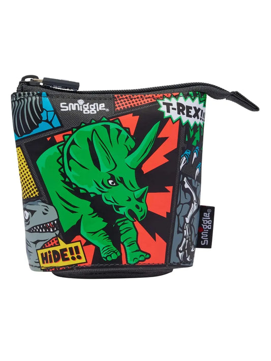 T-REX DINOSAUR STAND N' SLIDE 2 IN 1 PENCIL CASE SPARKLES