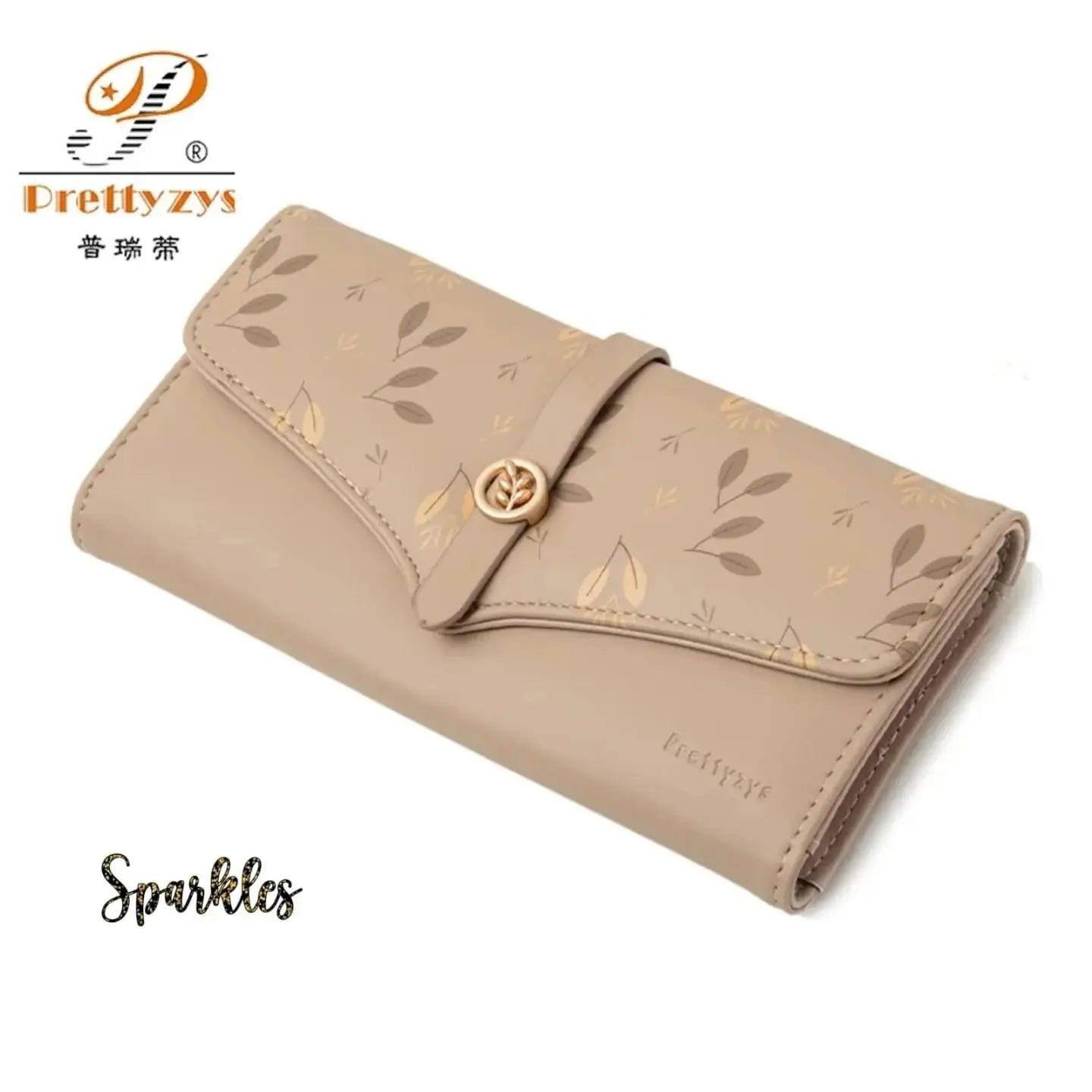 CLASSIC LEATHER LONG WALLET SPARKLES