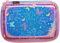 SHIMMERY UNICORN HARDTOP MIRROR ORGANIZER SPARKLES