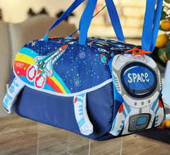 AESTHETIC TRENDY ASTRONAUT DUFFEL BAG