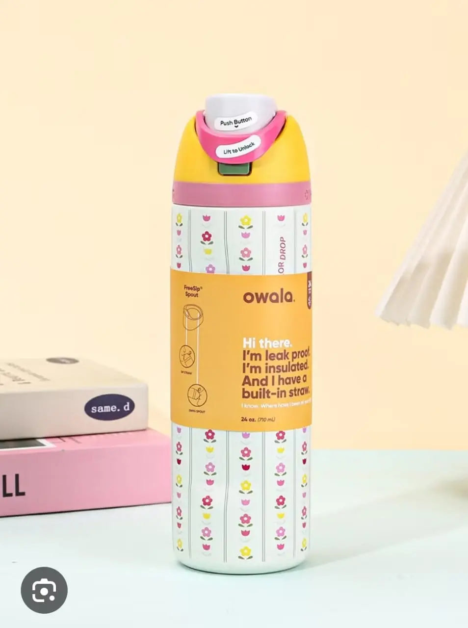 TRENDY OWALA INSULATED BOTTLE Sparkles