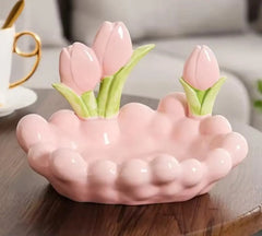 TULIP CERAMIC TRAY SPARKLES