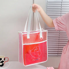 PRETTY MESH TOTE BAG