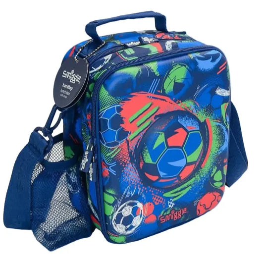 SMIGGLE FOOTBALL LUNCH BAG SPARKLES