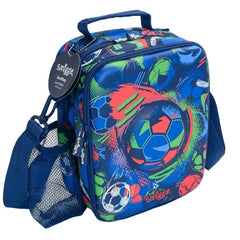 SMIGGLE FOOTBALL LUNCH BAG SPARKLES