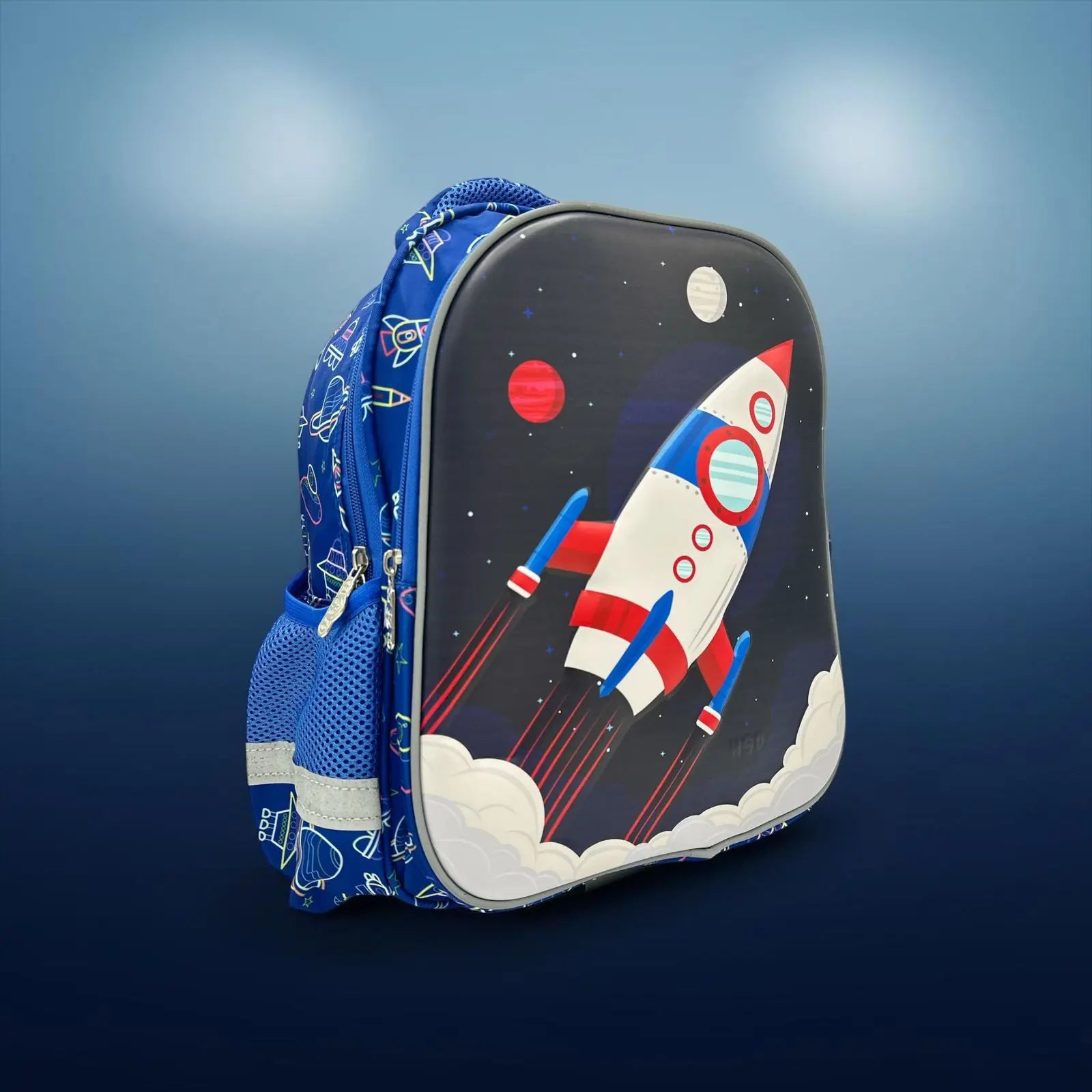 SPACE ROCKET BACKPACK SPARKLES