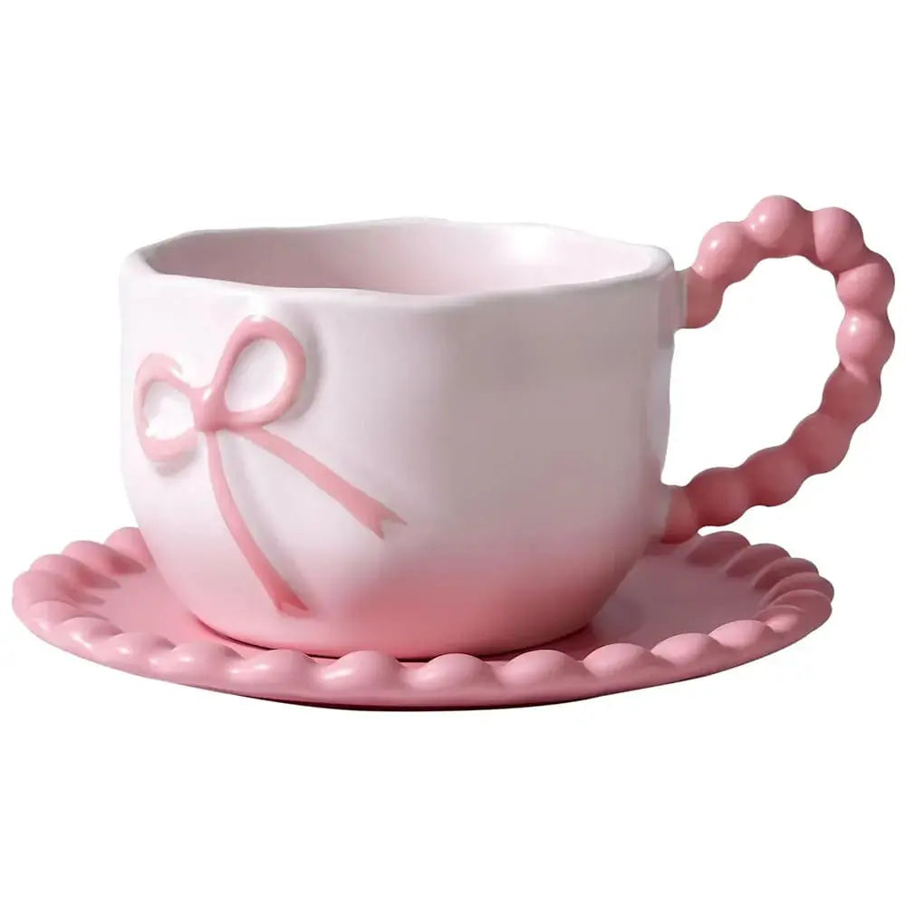 BEAUTIFUL BOW MUG SET SPARKLES