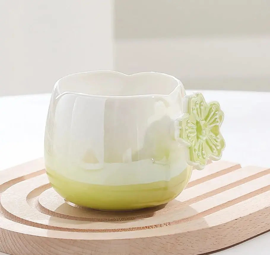 CERAMIC CHERRY BLOSSOM MUG SET SPARKLES