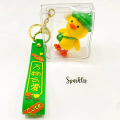 CHICK POUCH KEYCHAIN