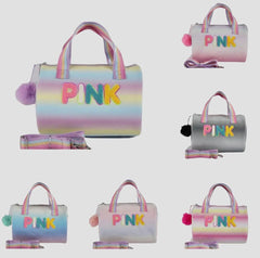 PINK MINI DUFFEL BAG